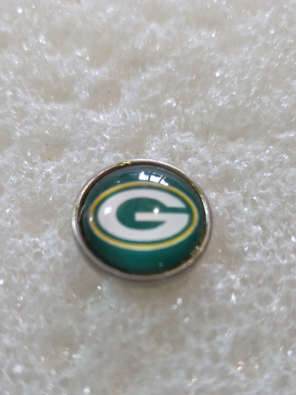 Green Bay Packers Logo Ginger Snap Charm 18mm